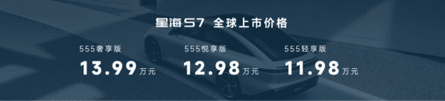 东风风行星海S7上市 售价11.98万元起