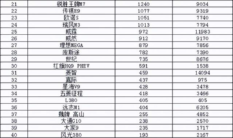 2024年9月汽车销量排行榜 宋L DM-i成爆款