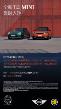 20万不到入迷电MINI 久违的激情不能再掩饰！