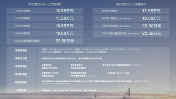 强“汉”再进化！2025款汉携四大进化上市，售16.58万起