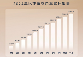 11月销量超50万台，比亚迪，年销420万台不是梦？