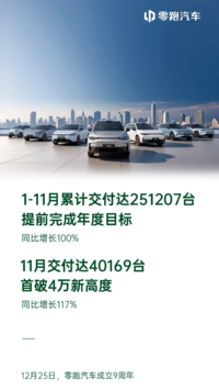 11月新能源销量：小鹏首次超3万，纯电何须带油箱？