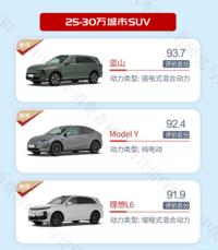 你家的车上榜了吗？这些中大型新能源SUV最棒