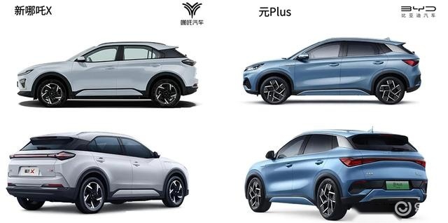 十万级纯电SUV 新哪吒X PK比亚迪元PLUS